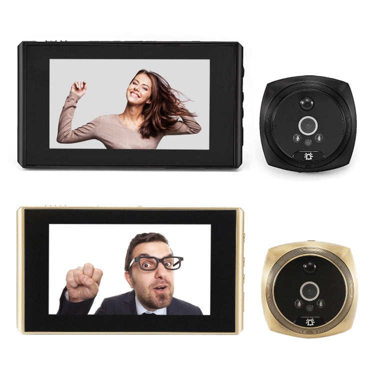 N6 2.0 Million Pixels 4.3 inch Screen Video Doorbell(Black) - Security by buy2fix | Online Shopping UK | buy2fix