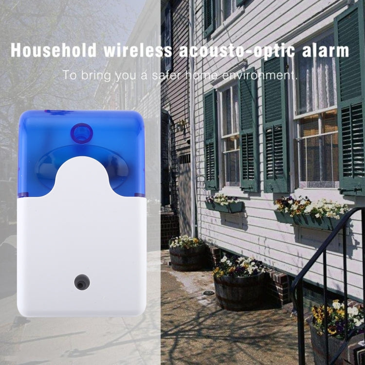 103 Mini Strobe Siren Durable Home Security Alarm System (Blue) - Security by buy2fix | Online Shopping UK | buy2fix