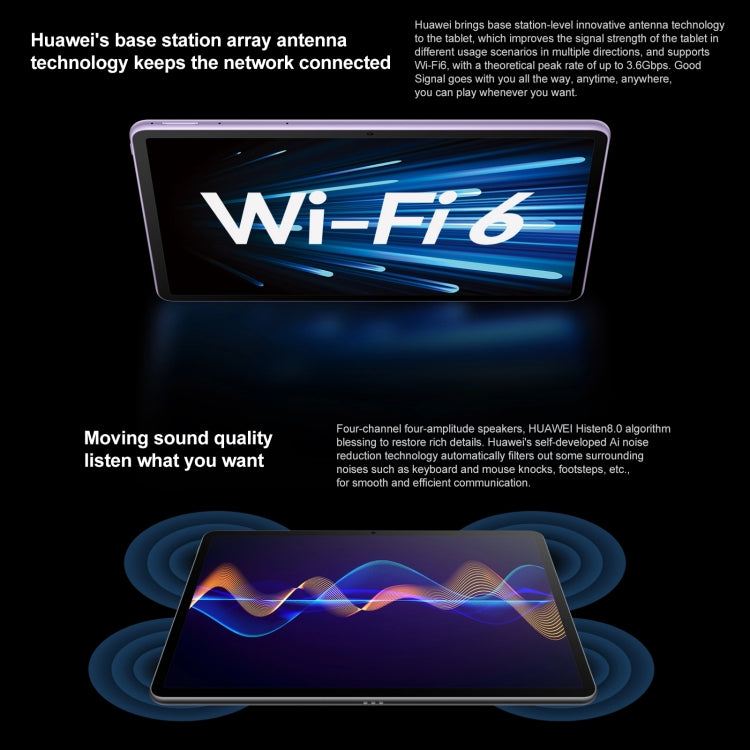 HUAWEI MatePad Air 11.5 inch WIFI DBY2-W00 8GB+256GB, HarmonyOS 3.1 Qualcomm Snapdragon 888 Octa Core, Support Dual WiFi / BT / GPS, Not Support Google Play(Purple) - Huawei by Huawei | Online Shopping UK | buy2fix