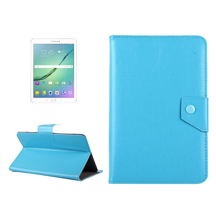 10 inch Tablets Leather Case Crazy Horse Texture Protective Case Shell with Holder for Asus ZenPad 10 Z300C, Huawei MediaPad M2 10.0-A01W, Cube IWORK10(Baby Blue) - 10 - 11 inch by buy2fix | Online Shopping UK | buy2fix