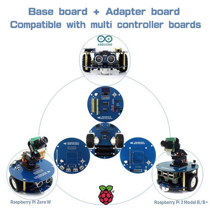 Waveshare AlphaBot2 Robot Building Kit for Arduino (no Arduino Controller) - Robotics Accessories by buy2fix | Online Shopping UK | buy2fix