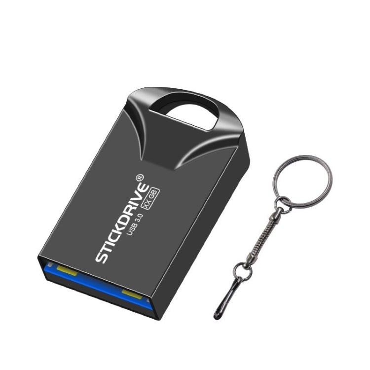 STICKDRIVE 64GB USB 3.0 High Speed Mini Metal U Disk (Black) - USB Flash Drives by STICKDRIVE | Online Shopping UK | buy2fix