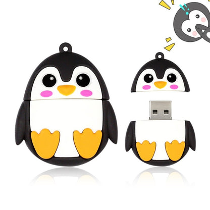 MicroDrive 64GB USB 2.0 Creative Cute Penguin U Disk - USB Flash Drives by MicroDrive | Online Shopping UK | buy2fix