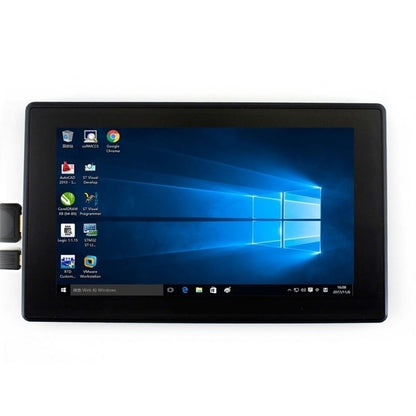 WAVESHARE 7inch HDMI LCD (H) IPS 1024x600 Capacitive Touch Screen with Toughened Glass Cover, Supports Multi mini-PCs Multi Systems - LCD & LED Display Module by WAVESHARE | Online Shopping UK | buy2fix