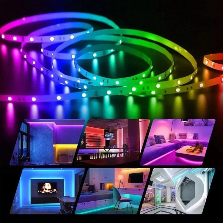 YWXLight 10m 180 LEDs SMD 5050 LED RGB Light Strip with WIFI Remote Control (Color:Waterproof Size:EU Plug) - Casing Waterproof Light by YWXLight | Online Shopping UK | buy2fix
